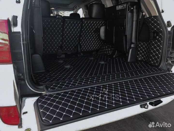 3D коврики из экокожи для Toyota Land Cruiser 200