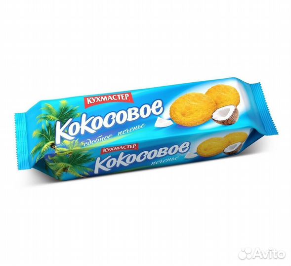 Сдобное печенье Кухмастер Кокосовое 270г
