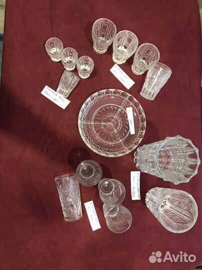 Хрустальная посуда СССР