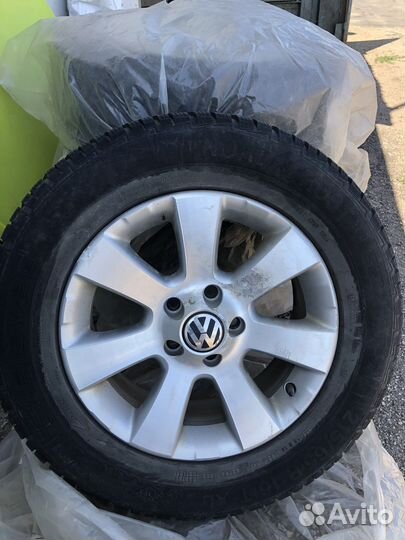 Колеса в сборе r16 с покрышкой на tiguan тигуан