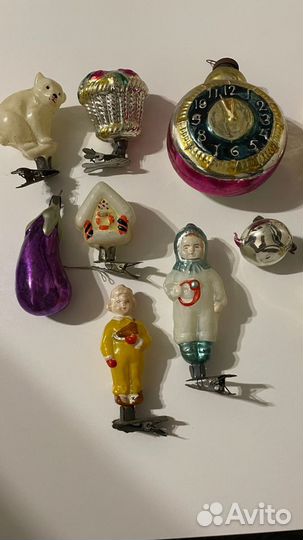 Елочные игрушки СССР советские