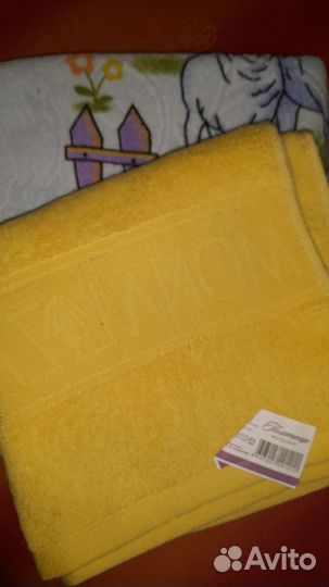 Махровые полотенца новые
