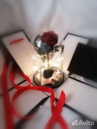 Подарок, Цветок в Колбе стабилизированная Роза