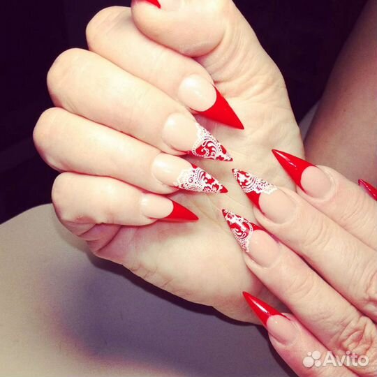 Наращивание, коррекция ногтей