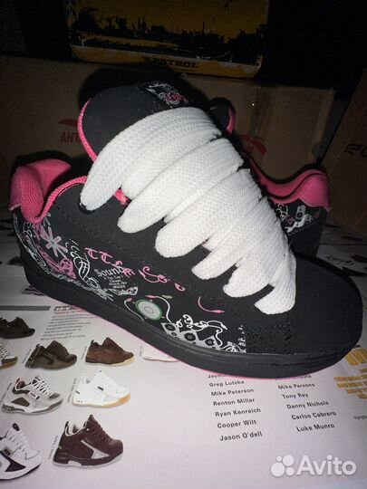 Patrol Osiris Dvs Globe Black/Pink Vans Дутыши