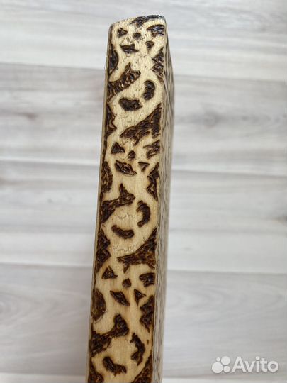 Картина деревянная выжигание