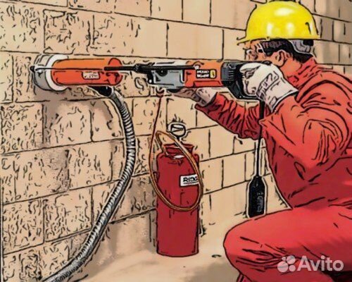 Алмазная установка (дрель) + коронки