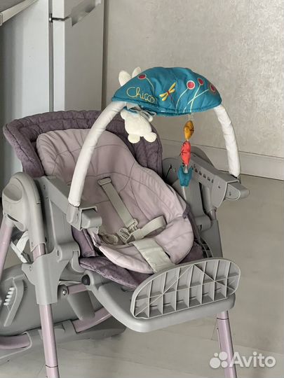 Детский стульчик для кормления chicco 0+