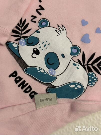 Костюм боди и штаны для девочки 68