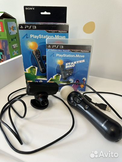 Контроллер Move для ps4-ps3 c камерой комплект