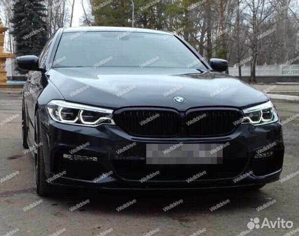 Обвес BMW 5 G30 дорест со спойлером черный глянец