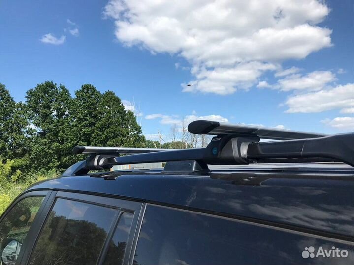 Багажник Inter Titan на рейлинги 120см крыловидный