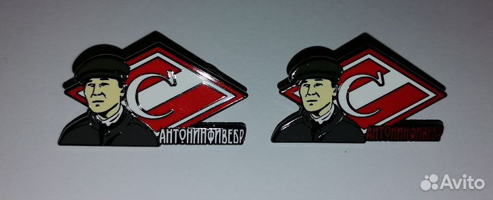 Значок, знак, пин Спартака Антонин Фивебр