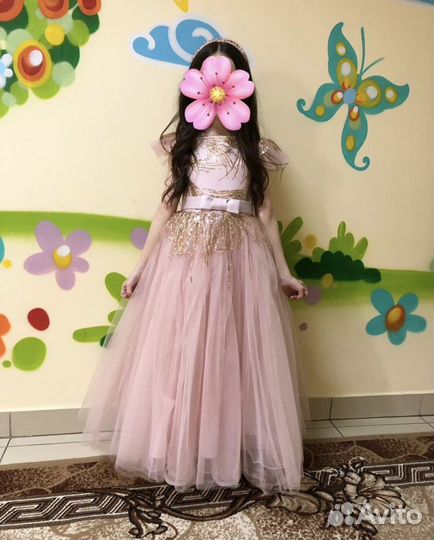 Платье на выпускной в детский сад 134 140