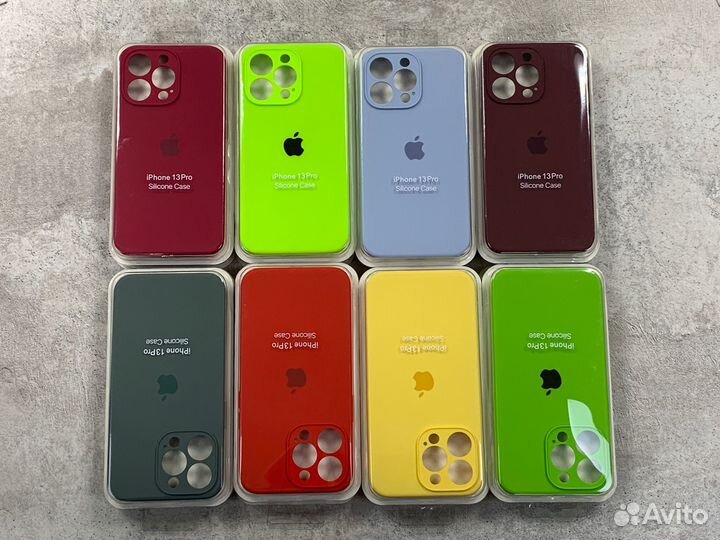 Silicone Case iPhone 13 Pro с Защитой Камер