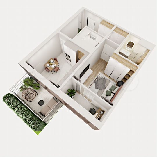 1-к. квартира, 40,8 м², 1/9 эт.