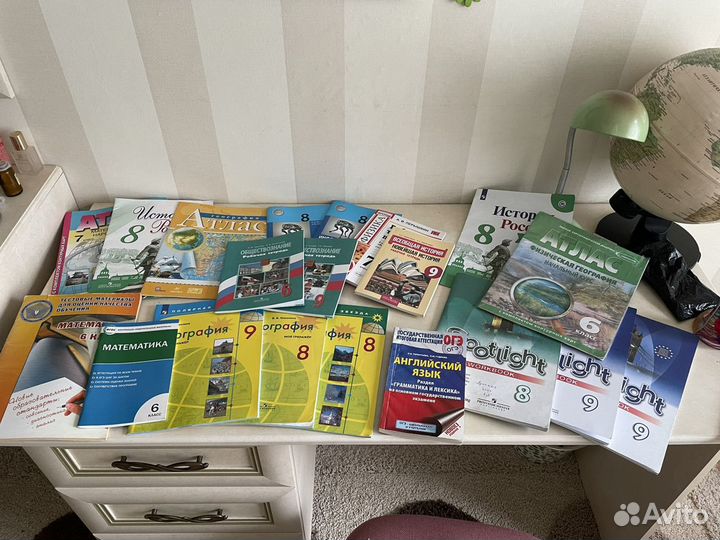 Учебники 5,6,7,8, 9 классы