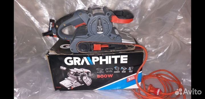 Ленточная шлифовальная машина Graphite 800 W