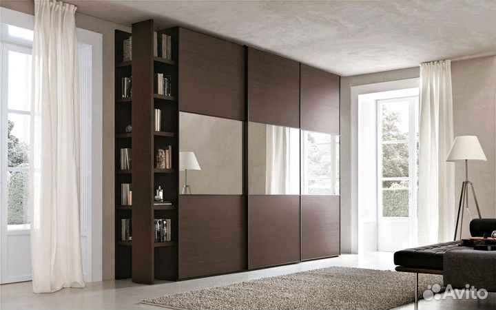 Шкаф купе разных цветов