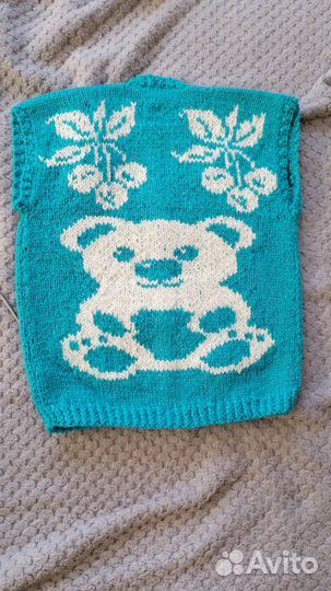 Безрукавка детская на 2 года