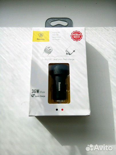 Зарядка для авто 36 Вт Baseus BSK-C15K