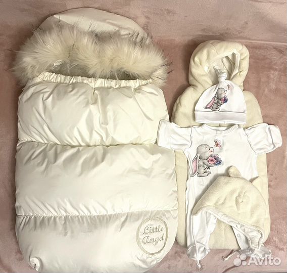 Зимний конверт на выписку