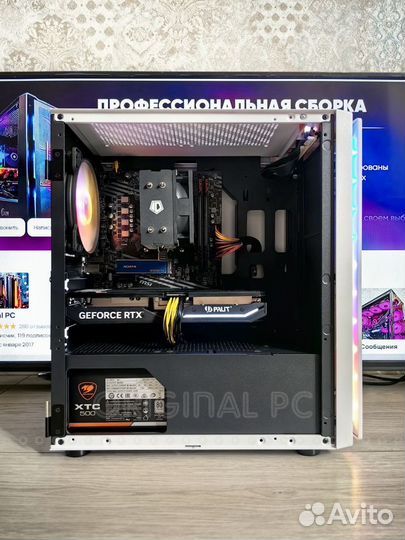 Ryzen 5500 + RTX 4060. Новый игровой пк. Гарантия