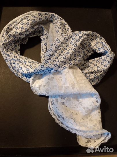 Шарфик хлорок с кружевом на девочку от Maioral