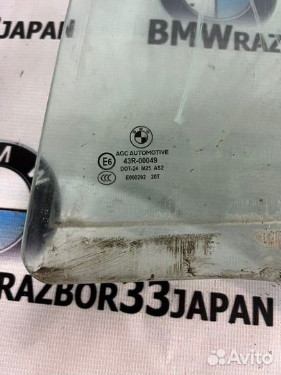 Стекло боковое заднее левое Bmw F10 седан N52B25