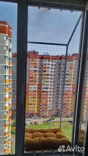 Балкончик-Антикошка на окно для выгула