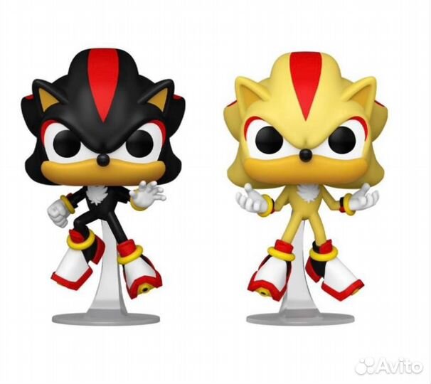 Фигурка Шэдоу и Супер Соник Funko светящиеся