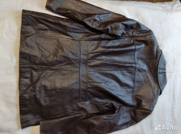 Кожаная куртка пиджак винтаж