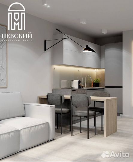 Стильные кухни под заказ в Спб