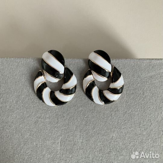 Серьги стиль Chanel