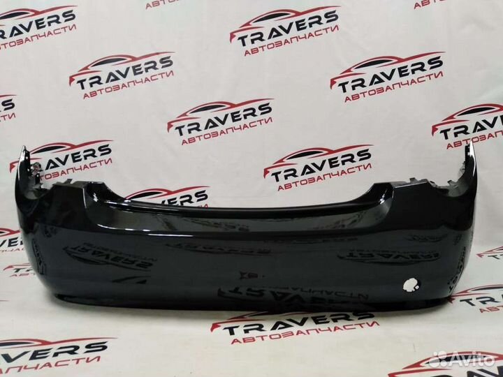 Бампер chevrolet aveo 11-15 г T300 задний черный