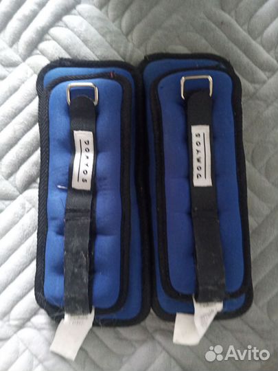 Утяжелители для ног 1 кг, для рук 0,5 кг