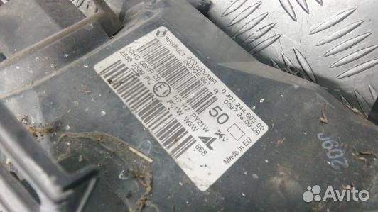 Фара правая renault megane 3 (LPH08MU01)