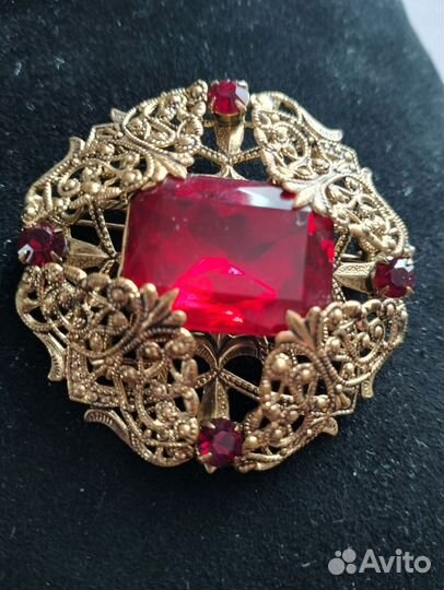 Броши винтажные Чехия