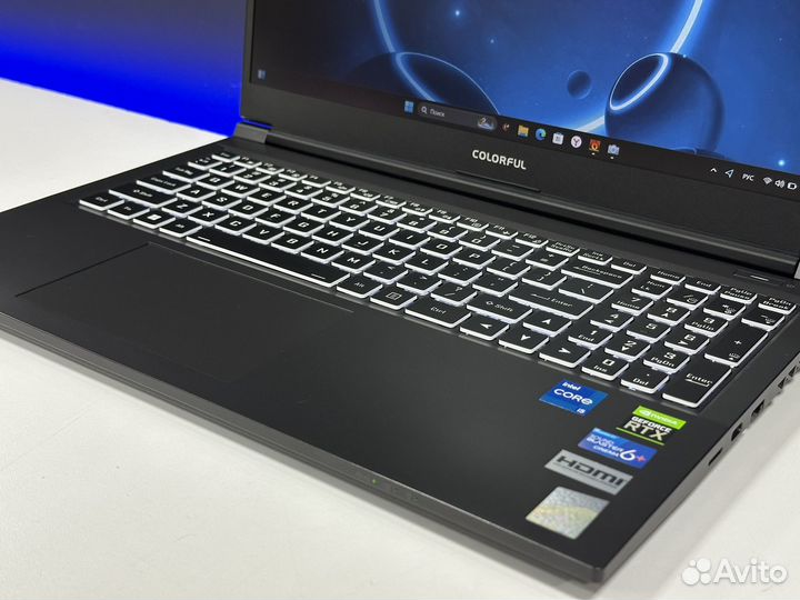 Игровой ноут 144Hz Core i5 12450H 16G озу RTX3050