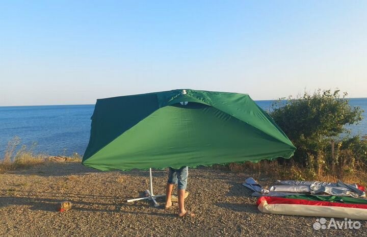 Зонт прямоугольный уличный