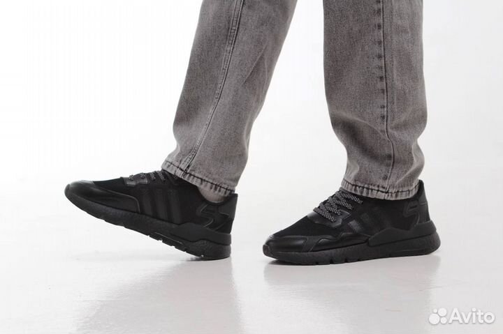 Кроссовки Adidas Nite jogger triple black