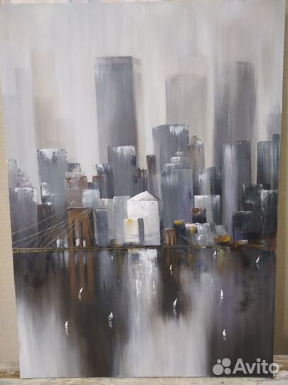 Картина Абстрактный город