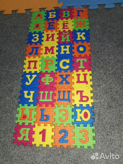 Коврик мягкие пазлы