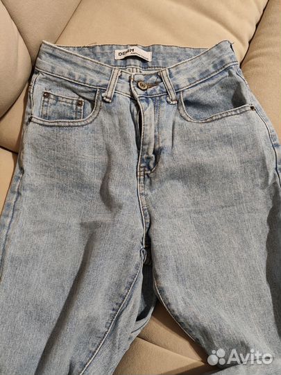 Джинсы мом женские 26