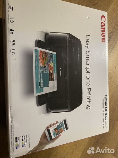 Цветной струйный принтер canon