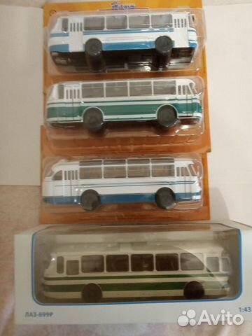 Модели автобусов 1:43 лазы
