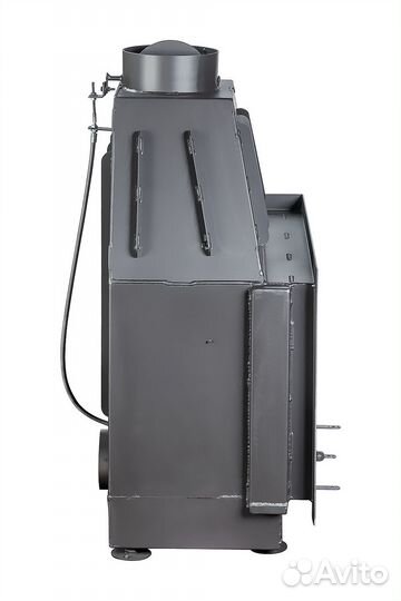 Камин Экокамин Альфа 700 RB два стекла правая черн