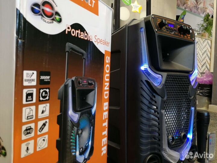 Портативная колонка блютуз