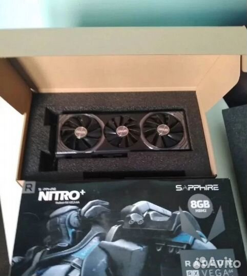 Видеокарта RX vega 64 nitro +