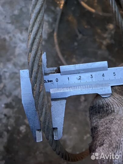 Трос стальной металлический 10 мм